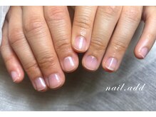 ネイルアド(nail.add)の雰囲気（ネイルケアメニュー大人気☆自爪つやつや☆定期的なお手入れに♪）