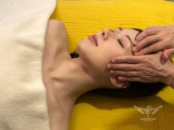 ラッキーアンドグッド(Lucky & Good)の写真/【美肌小顔矯正/毛穴】ヘッド～デコルテまでの筋膜＆リンパケアでたるみを改善し、憧れのハリツヤ美肌へ