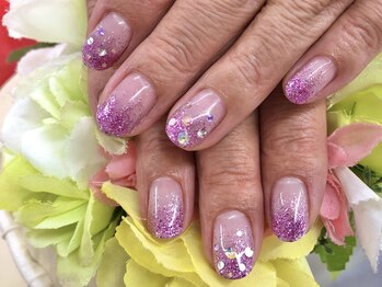 ディーネイル 京橋(D-nail)/立和名/きらきらラメグラデ