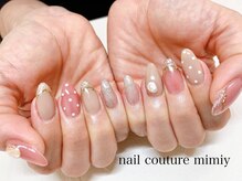 ミミィー(mimiy)/グリッターフレンチ×ドット♪