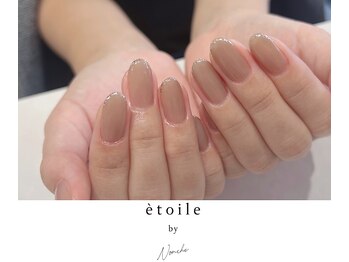 エトワール バイ ノンチエ 梅田茶屋町店(etoile by Nonche)/【ワンカラーネイル】ラメライン