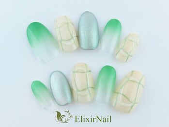 エリクサーネイル 五反田(Elixir Nail)/定額a シンプル／クーポン使用