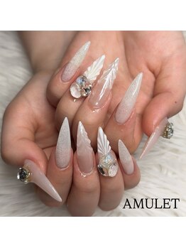 アミュレット(AMULET)/夏デザインマーメードネイル