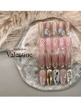 ネイルサロン ヴァレンタイン(nailsalon Valentine)/9000円うるちゅるネイル