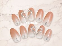 ファストネイル 広島駅前店(FAST NAIL)/ハート/グラデーション【11744】