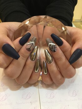 エスフィーネイルサロン ブリーユ(Esfy nailsalon Brille)/マットとミラー