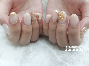 サンネイルズ(sun nails)/6本アート