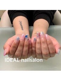 ラメグラデーション