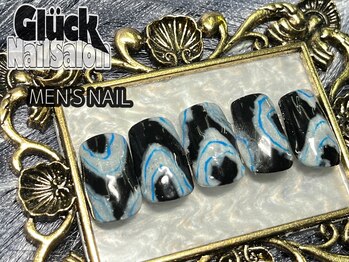 グリュックネイル/【メンズ】デザインネイル ¥8000