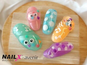 ネイリックス アヴェニール(NAILX avenir)/ぷっくりモンスター