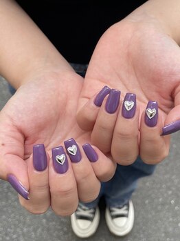 ビーハイブ ギフト ヘヤ(BeeHIVE gift HEYA)/ワンカラー×シルバーハート