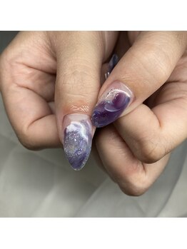 時短/クリア/マーブルアート