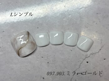 ビューティーラウンジ ベリンダ イオンレイクタウンmori店(Beauty Lounge BELINDA)/フット定額シンプルコース