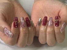 キュアチュラル(cureChuRal)/ツイードネイル