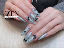 ゼン ネイル デザイン 池袋(ZEN NAIL DESIGN)/長さだしやり放題×つけ放題