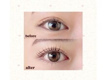 まつげパーマ・パリジェンヌ・アイブロウ専門店menoa茨木駅前店【メノア】/まつ毛パーマ/可愛らしいくるん