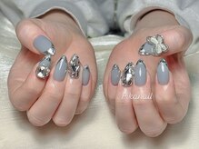 ピカネイル 上野 御徒町(Pika Nail)/持ち込みｘブルーｘパーツ
