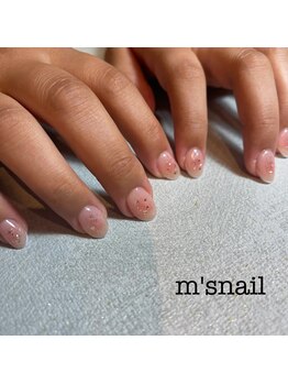 エムズネイル 高木店/NEWスタッフ持ち込みアート