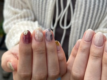 ファンクションネイルズ 表参道 原宿(FUNCTION NAILS)/ニュアンス/オーロラ