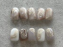 奥行きニュアンスネイル
