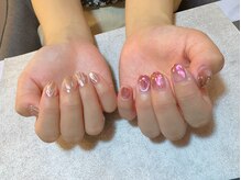 シーハウス(c house)/ニュアンス　ぷっくりネイル