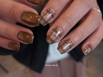 キースネイルアトリエ(keeth nail atelier)/チェックネイル