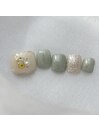 foot＊親指デザインネイル