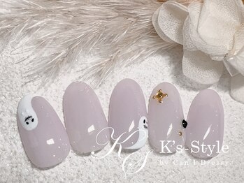 ケーズスタイル バイ キャンアイドレッシー(K's-Style by Can I Dressy)/オバケネイル(定額B)