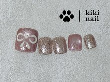 キキネイル 二子玉川(kikinail)/フット定額/リボンネイル