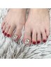 Jr.ネイリスト【FOOT/初回オフ無料】フット持ち込みデザイン90分コース