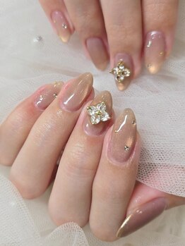 ベリール(Be'Leel)の写真/品のある大人可愛いネイルで女子力アップ♪お仕事や家事で派手に出来ない方にもオススメです◎