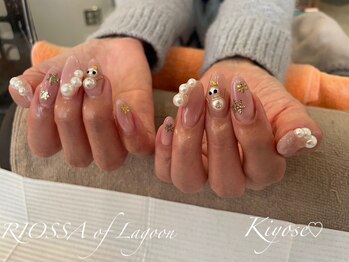 リオッサ オブ ラグーン(RIOSSA of Lagoon)/ワンホンネイル×冬ネイル