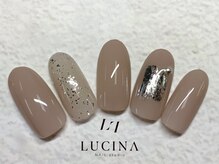 ネイルスタジオ ルキナ(LUCINA)/H-799大人グレージュネイル