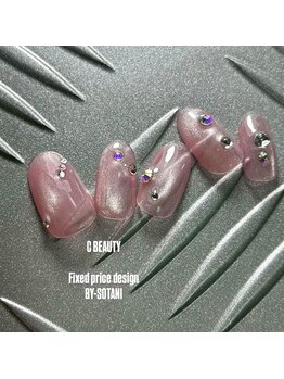 大人可愛い/マグネットネイル