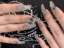 ブラックマグネットネイル