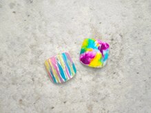 イエローダイダイ☆フットネイル