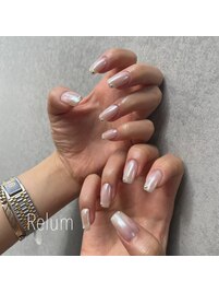 オーロラデザインネイル☆