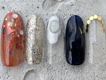 フリークネイル(FREAK Nail)/ニュアンスシンプルホロ ¥8500