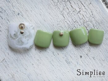 シンプリー 吉祥寺店(Simpliee by Procare nail)/【フット】定額ネイル¥7900