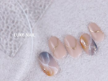 ルークネイル 恵比寿店(LUKE NAIL)/ニュアンス大理石 春夏秋冬