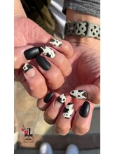 コウメ(KOUME)/牛柄×マット