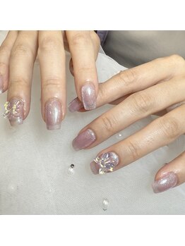 ケソン ネイル スタジオ(qeson nail studio)/【お客様ネイル】マグリボン