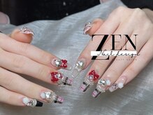 ゼン ネイル デザイン 池袋(ZEN NAIL DESIGN)/* 長 さだしやり放題×つけ放題