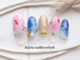 ハイビスカス海ネイル