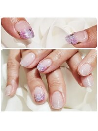 紫陽花ネイル♪