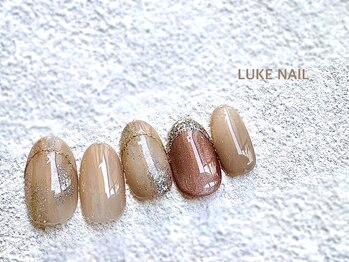 ルークネイル 恵比寿店(LUKE NAIL)/秋ニュアンスマグネット　秋冬