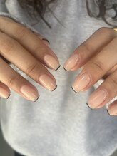 ジュアネイル(jouer nail)/オフィス　スキニーフレンチ☆