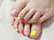 フォルトゥーナ 神田(Fortuna)/持ち込みニュアンスフットネイル