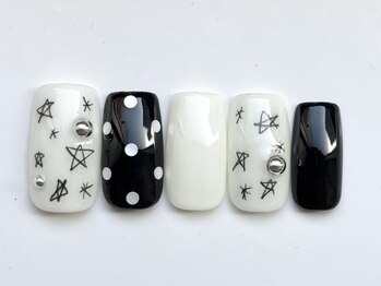 ジェミーネイル イケブクロ(Jemiy nail ikebukuro)/手書きスター¥8500