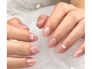 ピオニー(peony)の写真/【豊中/曽根】頑張りすぎない、でも綺麗。日常になじむ上品な指先を☆ネイル初心者さんもOK♪